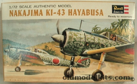 Revell 1/72 Nakajima Ki-43 Hayabusa Oscar, H641-50 plastic model kit
